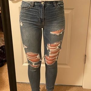 American Eagle Ripped Skinny Jeans